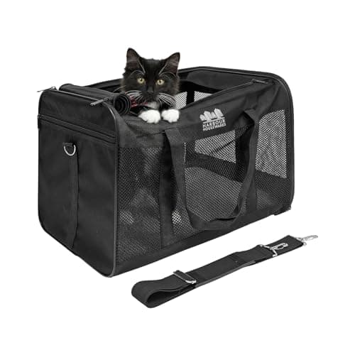 Harbour Housewares Foldable Cat Carrier Bag - Small