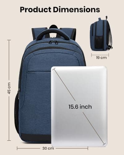Shavont Laptop Backpack with 3 Compartments Lightweight Rucksack for Men — view 6