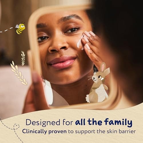 Childs Farm OatDerma Face Cream Moisturiser, Fragrance Free Hydration, Sensitive Skin Emollient, Soothe Baby Kids, 50ml — view 3