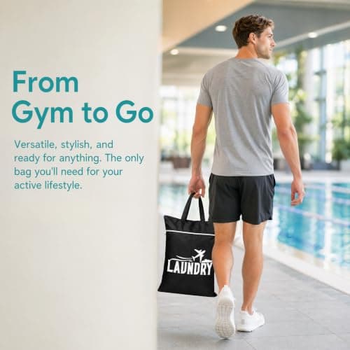 3 PCS Large Travel Laundry Bag, Travel Laundry Bag with Handle — view 3