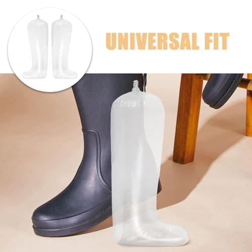 2 Pairs Inflatable Boot Stretcher for Tall Boots, Plastic 30cm Pair — view 3