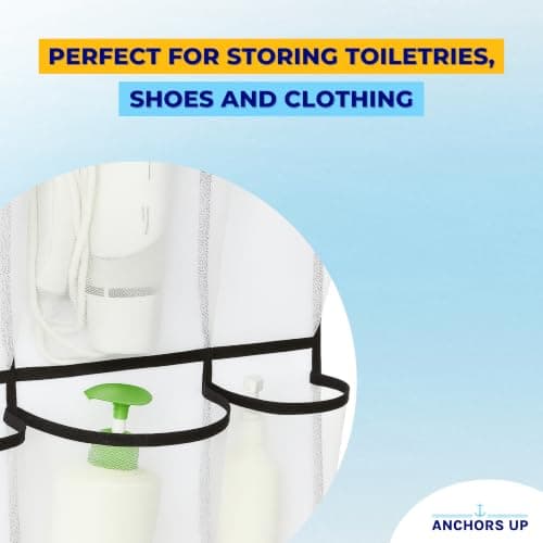 Cruise Cabin Over Door Organiser for Shoes, Toiletries and Travel Accessories – 24 Pockets – Tested on All Major Cruise Lines such as P&O, Marella, MSC, Royal and more – Cruise Essentials by AnchorsUp — view 5