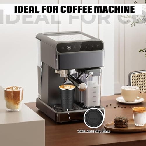 SHENGRUI Travel Mugs, Coffee to go Mug 380ml Insulated Coffee Cup with Leakproof Lid,Reusable Double Walled Coffee Mug,Stainless Steel Thermal Cup for Hot Cold Drinks (Black,380ml) — view 6