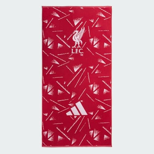adidas Unisex Liverpool Fc Beach Towel Large Towel, active maroon/white, One Size — view 4