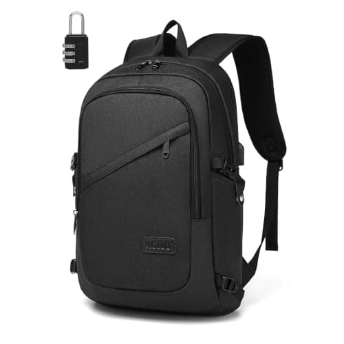 Kono Laptop Backpack School Bag Anti Theft Rucksack for Men Black