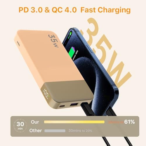 NOBIS Portable Charger 35W 10000mAh Power Bank Fast Charging — view 2