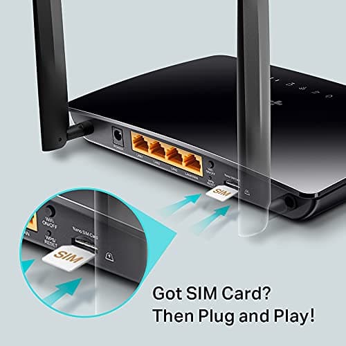 TP-Link Archer MR200 4G Router with SIM Slot, AC750 Two Detachable Antennas — view 2
