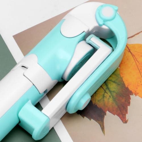 Tripod Selfie Stick with Wireless Remote for Phone, Green — view 3