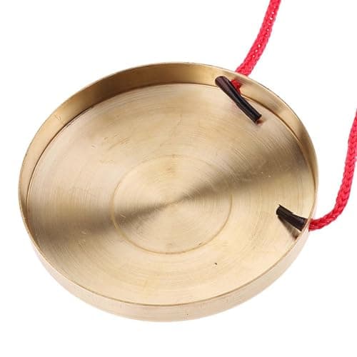Traditional Chinese Small Gong Musical Instrument – Metal Gong with Wooden Hammer for Kids, Parades, Festivals, and Entertainment, Improves Rhythm, Hand-Eye Coordination, and Percussion Skills — view 4