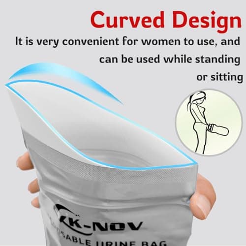 Disposable Urine Bags Women, Pee Bags for Men and Children (12, 700ml) — view 4