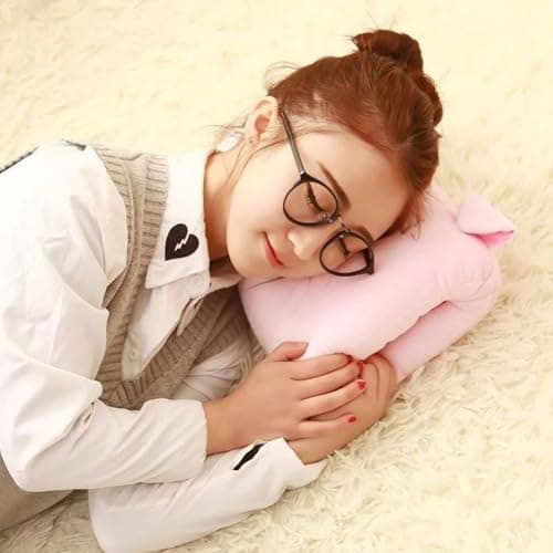 Wzxksoac Hand Warmer Hand Pillow Kids Winter Cartoon Plush Weak Class 1 Arm Pillow,Travel Necessities Desk Nap — view 5