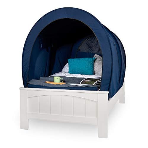 Snuggy Pod Bed Canopy - Navy (Single), Lightweight & Breathable