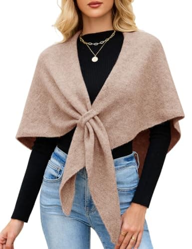 heekpek Winter Shawl Wraps Women Triangle Scarf