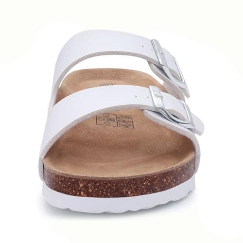 ODOLY Unisex Comfortable Cork Footbed Slide Sandals with Arch Support — view 4