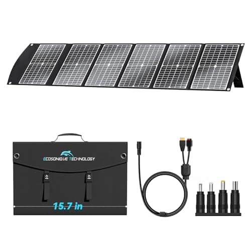100W Portable Solar Panel with USB-C PD 45W USB-A QC3.0 DC 20V (for UK)