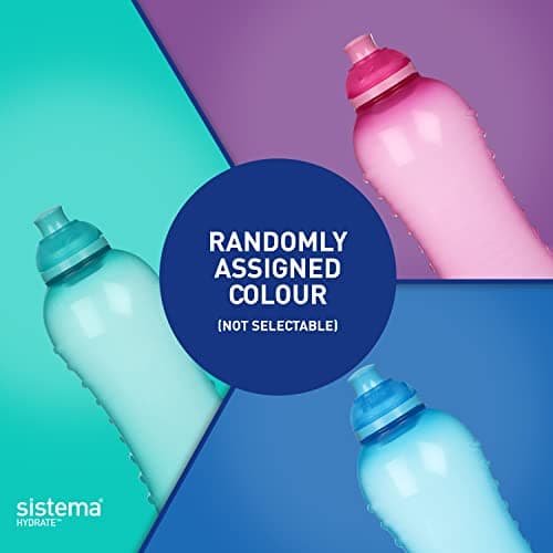 Sistema Twist 'n' Sip Squeeze Kids Water Bottle | Leakproof Water Bottle | 330 ml | Assorted Colours — view 2