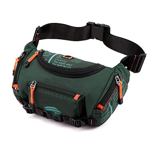 Multifunctional Sling Shoulder Pack - Chest, Waist, Crossbody Messenger Bag With Multi Pockets - Waterproof Rucksack for Outdoor Sports, Cycling, Hiking, Travel - Men, Women, Teens
