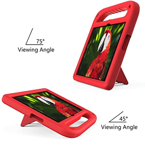 HYUKcase Case for Honor Pad X8 10.1 inch,Quipped with Hand Strap and Shoulder Strap,Shockproof and Drop-Resistant Tablet (Red) — view 3