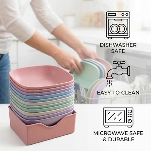 Cat Bowls 10 Pack Whisker Friendly Cat Dishes and Bowls, Shallow Cat Food Bowls for Organised Feeding, Cat Dishes and Pet Bowls for Multiple Cats — view 5