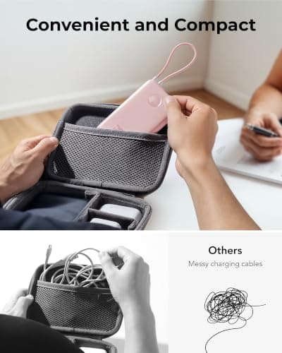 10000mAh Portable Charger QC 22.5W Fast Charging with Built-in Cables — view 5