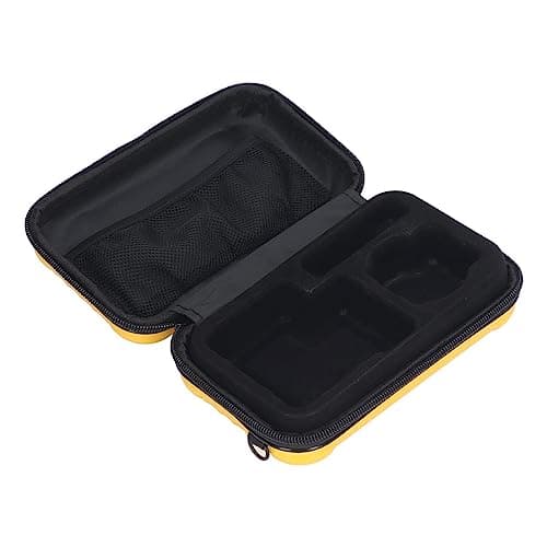 NinGYiYan ONE RS Protective Hard Case, Camera Bag with Internal Grid for Accessories Storage, Durable Shell for Cycling Skiing Travel (Yellow) — view 6