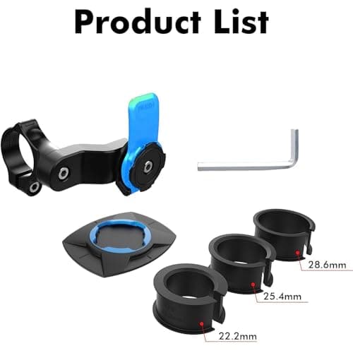 Taomeng Universal 360° Rotatable Handlebar Phone Mount for Bicycle, Motorcycle & More, Compatible with Smartphones 4.7-7.2 inches — view 4