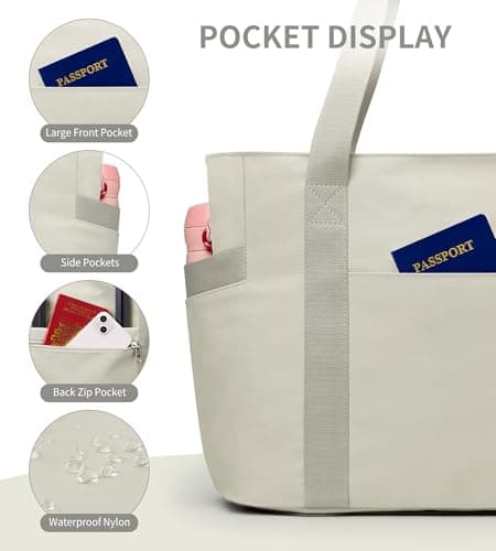 KALIDI Work Bag for Women Tote Bag w/Laptop Compartment for School Office — view 5