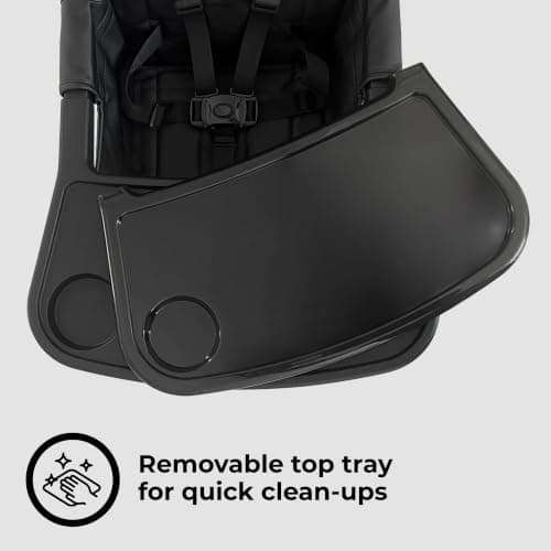 My Babiie MBHC2 Compact Folding Toddler Highchair – Rose Gold Black — view 5