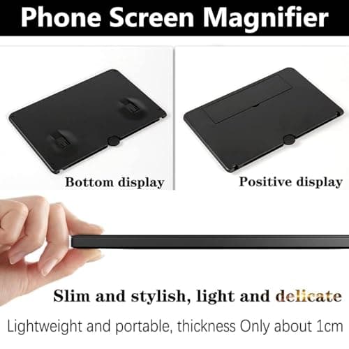 Sevitini Phone Screen Magnifier 16 Zoll, HD Mobile Phone Amplifier with Foldable Stand Holder, Movie Screen Magnifying Design Screen Amplifier, for All Smartphone — view 5
