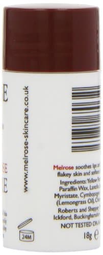 Melrose Skincare Emollient Stick 18g | Moisturising Balm for Dry, Chapped & Sensitive Skin | Soothes Lips, Hands & Rough Skin Areas | Portable Skin Care Stick — view 3