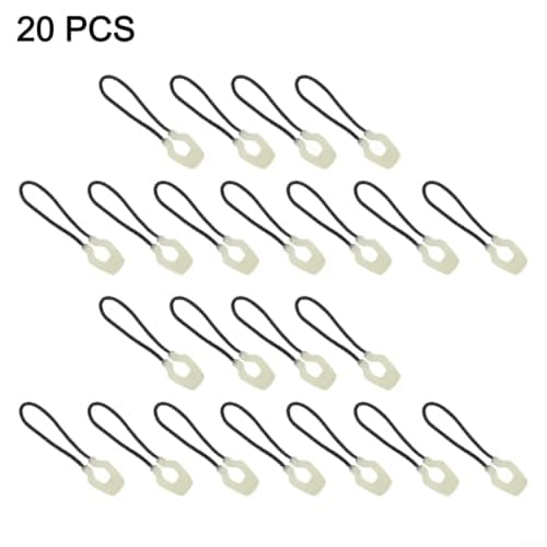 Luminous Zipper Pulls Replacement Cord, 20 Pack Glow in Dark Zipper — view 4