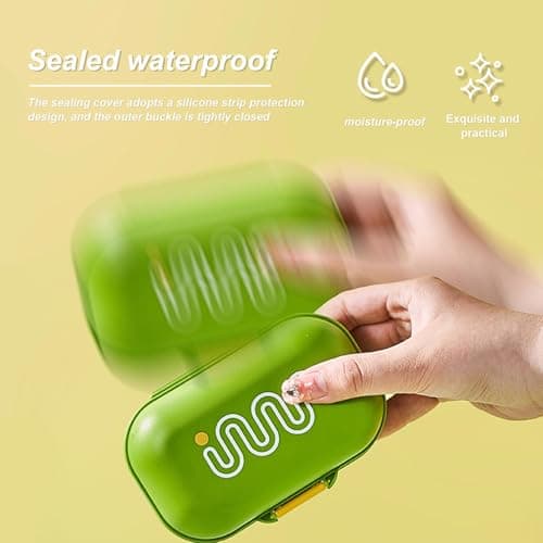 YFaith 2 Pieces Soap Box, Water Proof Travel Soap Holder, Portable Plastic Soap Dish, with Airtight Lid and Drainage Pad, for Home, Travel, School — view 4