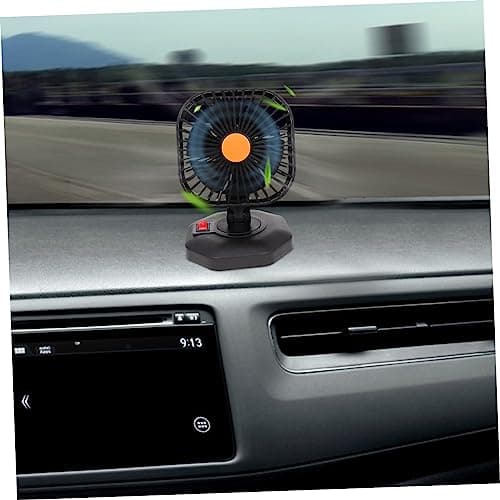 SHINEOFI Car USB Fan Compact Silent Cooling Fan for Vehicles for Summer Travel Compatible with Car Charger Power Bank Durable Portable Design — view 4