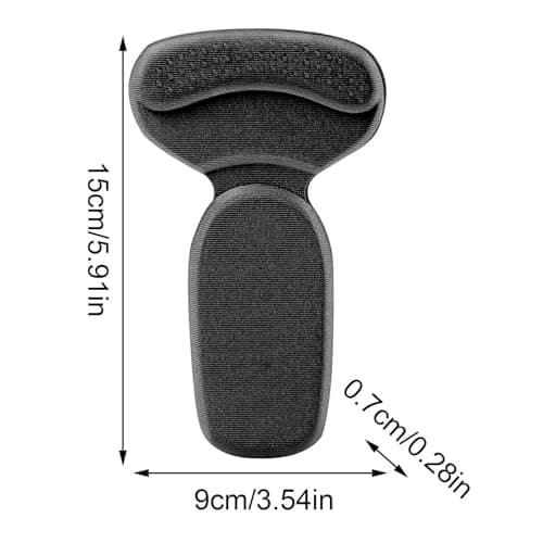Shoe Heel Protectors - 12-Pack Heel Inserts Anti-Slip Guards, Durable Sneaker Shoes Grips | Footwear Accessories for Women Men Wedding Outdoor Party Office Dancing Travel Walking Comfort Safety Appli — view 6