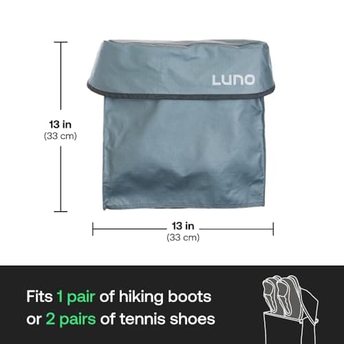 LUNO Magnetic Gear and Shoe Storage Bag - Water Resistant, Magnetic Attachment, Quick-Dry Mesh Bottom | Quick and Easy Install | Great for Shoes, Gear, or Trash While Camping — view 2