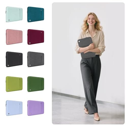 DOMISO Laptop Case Sleeve Protective Cover Compatible with MacBook Air 13 M4 M3 M2,MacBook Pro M2 M1,iPad Air/Pro,13 inch Dell,Lenovo, HP,Asus,Waterproof Computer Cases Bag,Dark Gray — view 5
