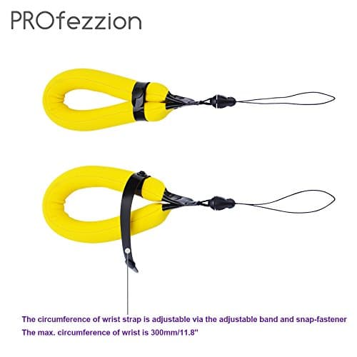 PROfezzion Floating Strap for Waterproof & Action Cameras (Orange & Yellow) — view 5