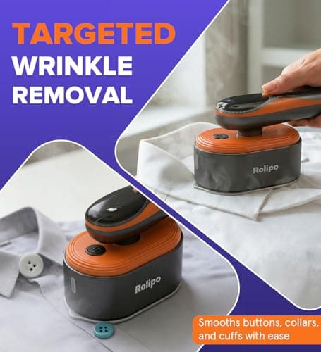 Rolipo Travel Steamer, Portable Clothes Steamer, 20s Heat-Up, 4 Modes — view 3