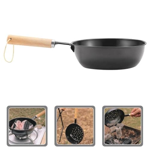 Portable Barbecue Charcoal Burner Iron Pot for Outdoor Camping — view 6