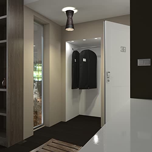 Hangerworld 40 Inch Black Breathable Suit Garment Dress Clothes Cover Protector Bag — view 5