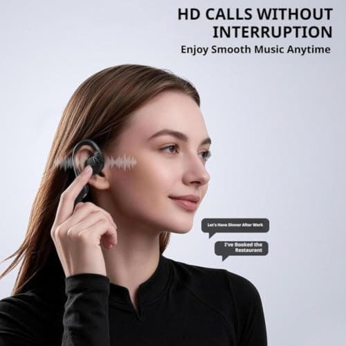 8MP Smart Camera Open-Ear Headset EIS Video, AI,IP54 Waterproof,Dual Mic — view 5