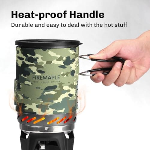 Fire-Maple X1 Backpacking and Camping Stove Gas System (Camo) — view 4