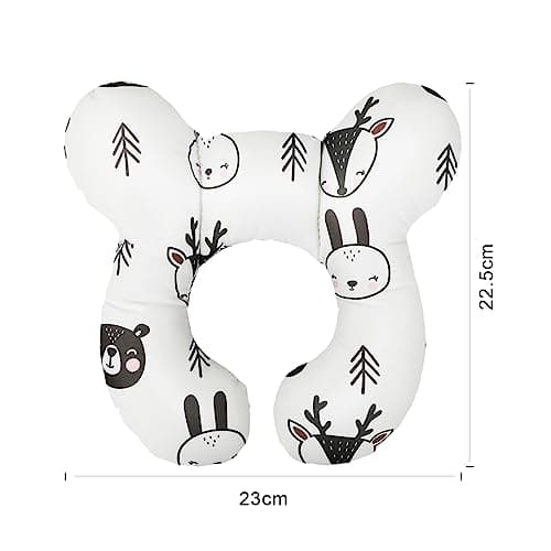 Baby Car Travel Pillow Infant Head Neck Support Pillow Car Seat Cushion Newborn Toddler Car Sleeping Pillow Kids U-shaped Head Neck Protector Pillow Headrest Pillow For Car Seat Pushchair Stroller — view 5