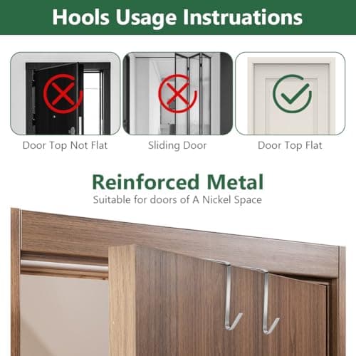 AUAUY Over the Door Shoe Storage Organiser, 28 Large Mesh Pockets — view 4