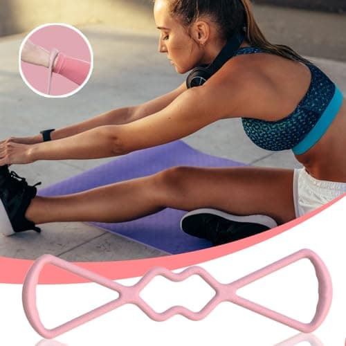 Fitness Resistance Bands Stretch Workout Muscle Building Pulling Rope Yoga — view 3