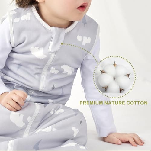Nivolltha Baby Sleeping Bag 1.5 TOG Cotton Bear L — view 5