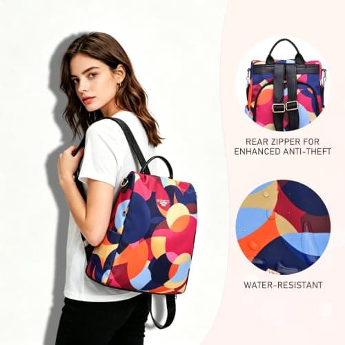 shepretty Women's Backpacks Anti-Theft Rucksack Shoulder Bags,8864-g — view 2