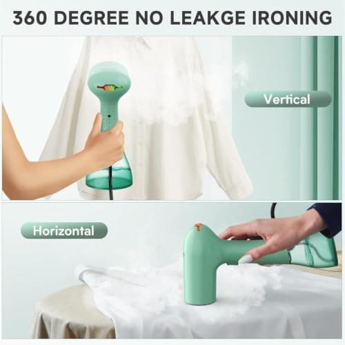 OLAYMEY Clothes Steamer 1800W Handheld, 400ml Tank, 20s Fast Heat-up (T201) — view 6