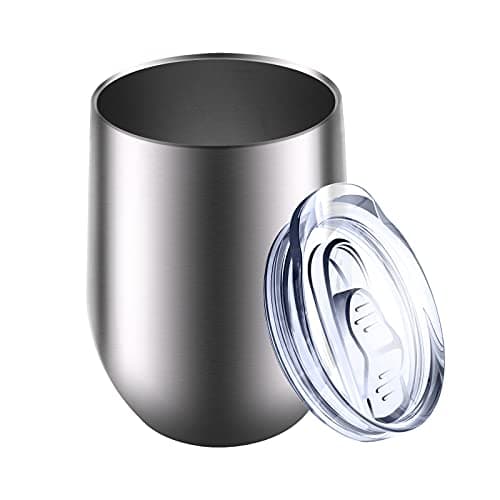Reusable Coffee Cup, Insulated Travel Mug Vacuum Stainless Steel with Spill Proof Lid, Great for Hot & Cold Drinks - Coffee, Tea, Milk and Wine,12oz/340ml