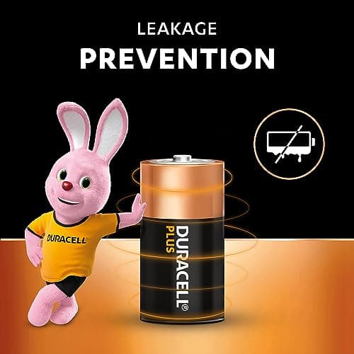 Duracell Plus C Batteries (6 Pack) - Alkaline 1.5V - 100% Life Guaranteed - Reliability For Everyday Devices - 0% Plastic Packaging - 10 Year Storage - MN1400 — view 5